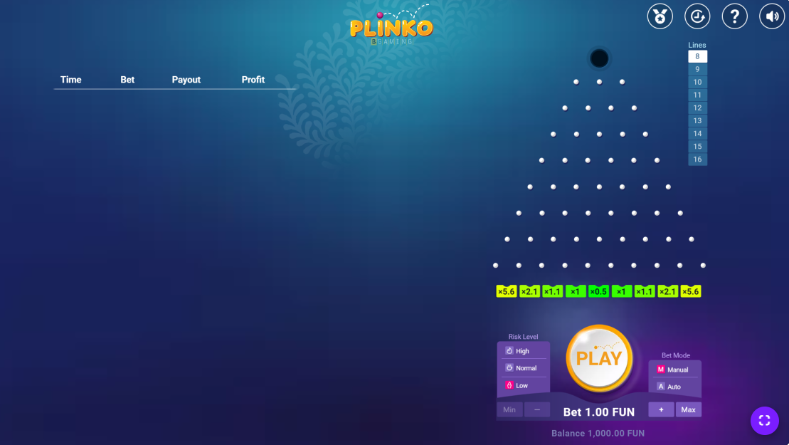 Plinko (Bgaming) Image 1